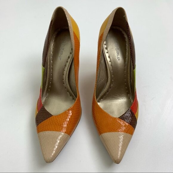 Bcbg  Colourblock Pumps Size 8 - Picture 2 of 10